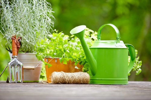 Hard landscaping features for a Stratford garden redesign